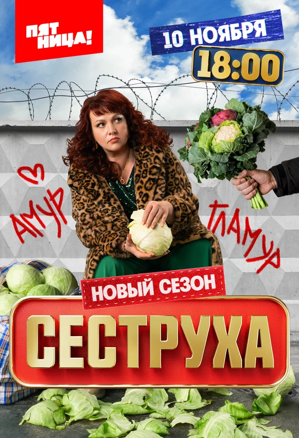 Сеструха 1,2,3 сезон